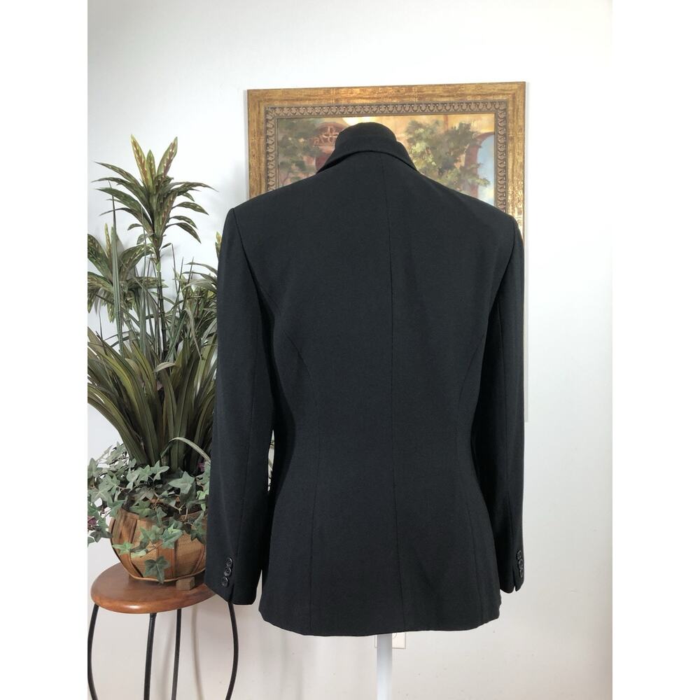 Preview Collection Women Jacket 8 Black 3 Buttons Whimsigoth Preppy Office Siren - Picture 3 of 11